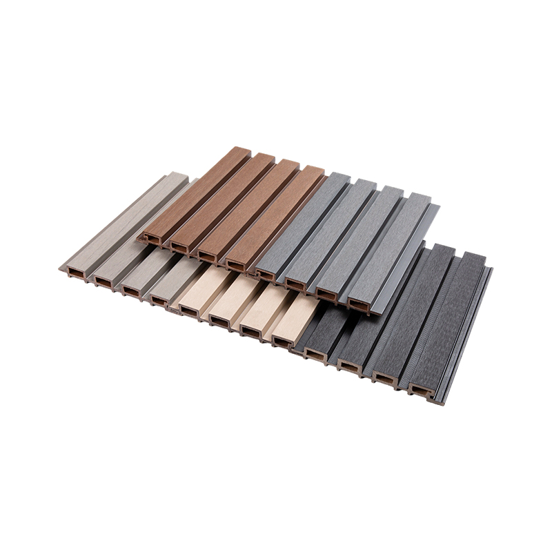 Paneles de pared de grano de madera 3D estriados ASA